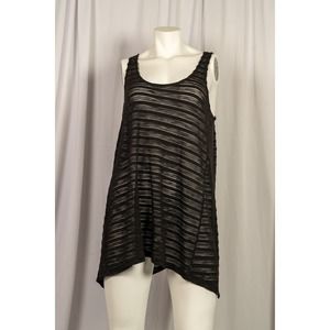 J. Valdi Scoop neck swimwear tank tunic Sz L NWOT
